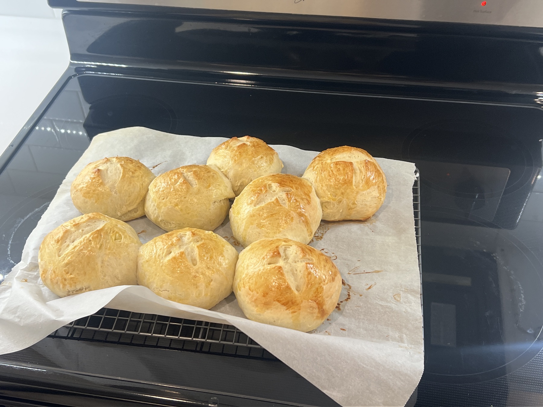 Freshly baked bread